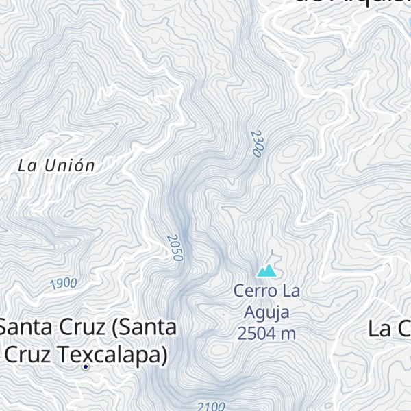 Map of Cerro El Ocozotl