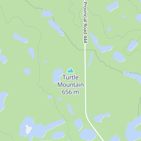Map of Turtle Mountain