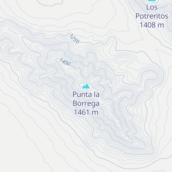 Map of Punta la Borrega