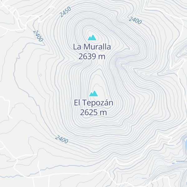 Map of El Tepozán