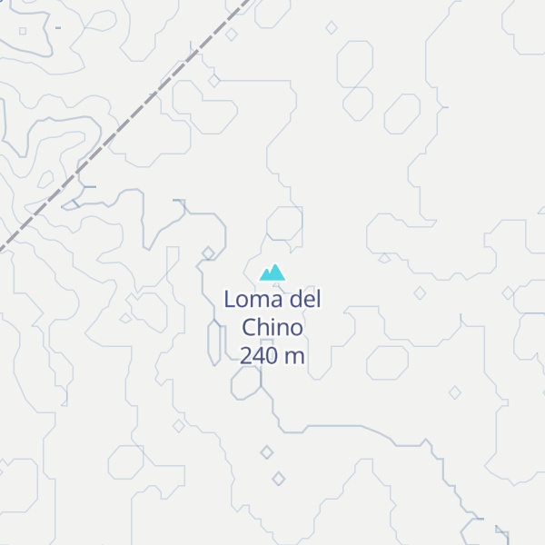 Map of Loma del Chino
