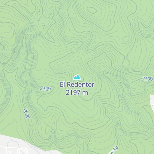 Map of El Redentor