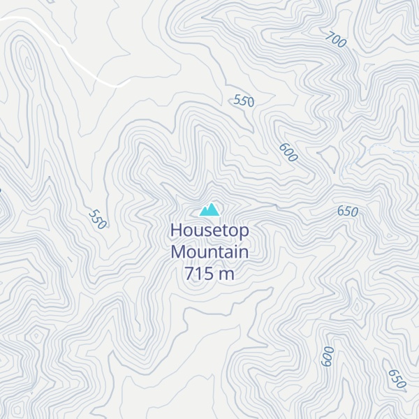 Map of Housetop Mountain