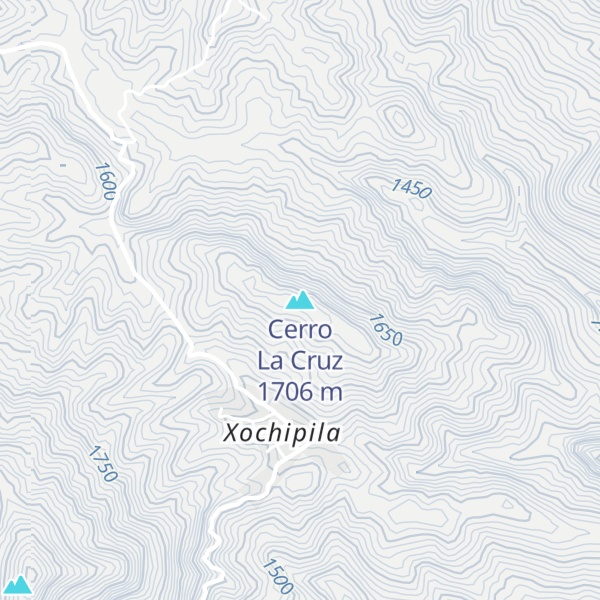 Map of Cerro La Cruz