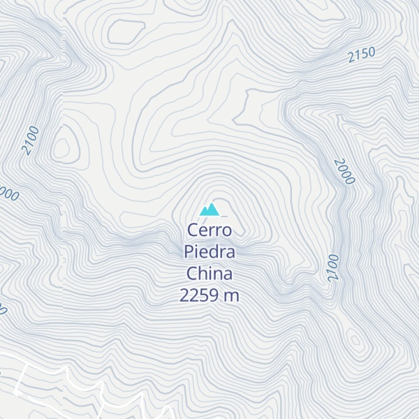 Map of Cerro Piedra China