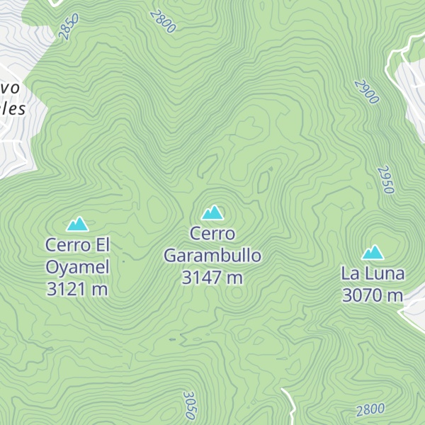 Map of Cerro Garambullo
