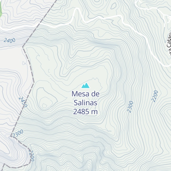 Map of Mesa de Salinas