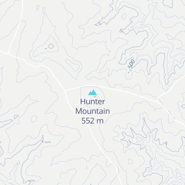 Map of Hunter Mountain
