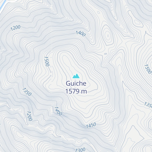 Map of Guiche