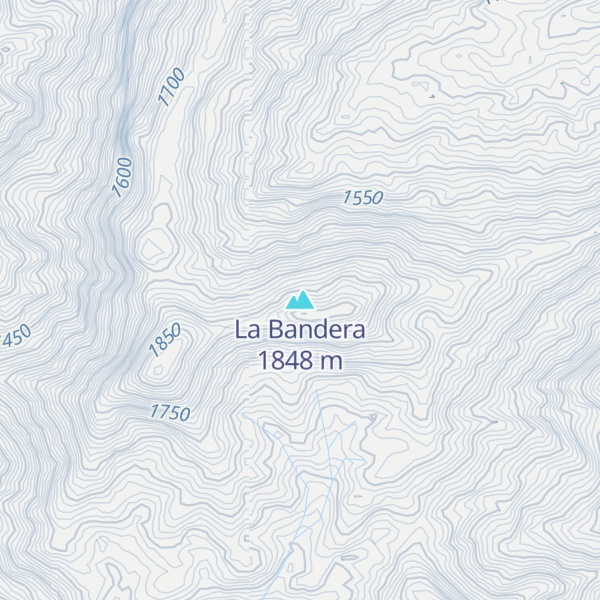 Map of La Bandera