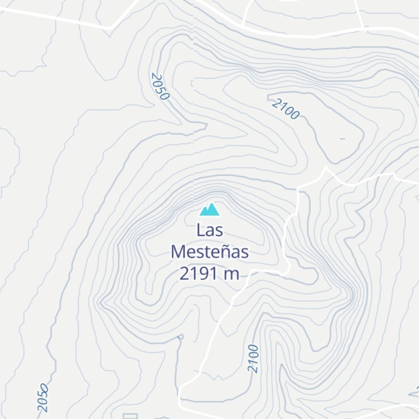 Map of Las Mesteñas