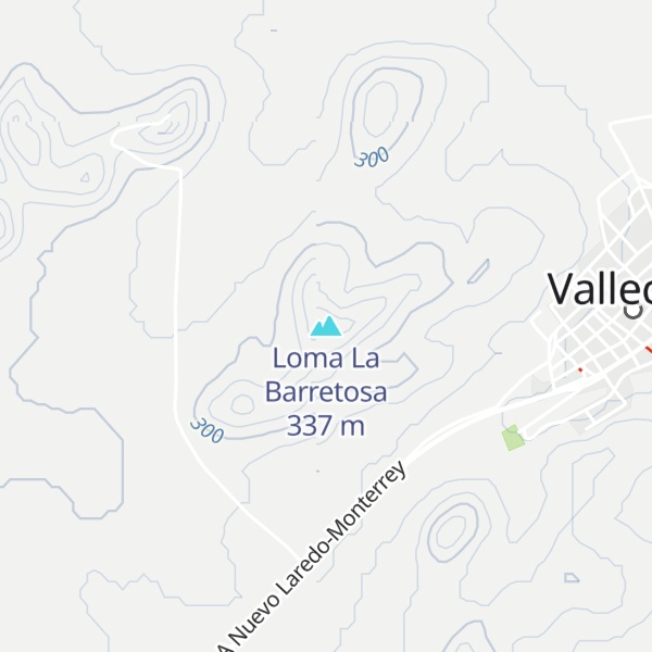 Map of Loma La Barretosa