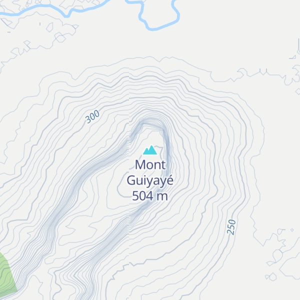 Map of Mont Guiyayé