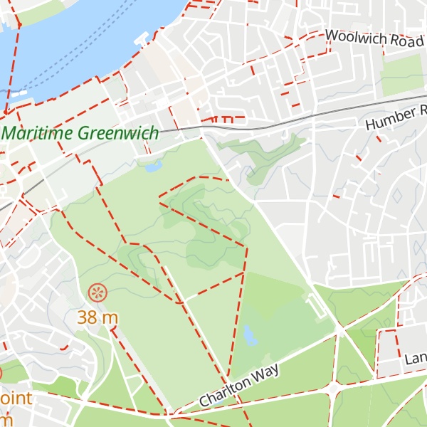 Map of One Tree Hill