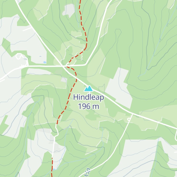 Map of Hindleap