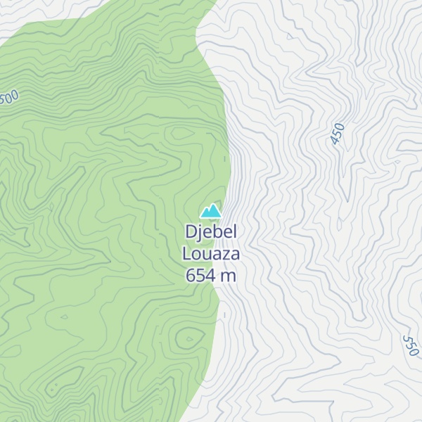 Map of Djebel Louaza