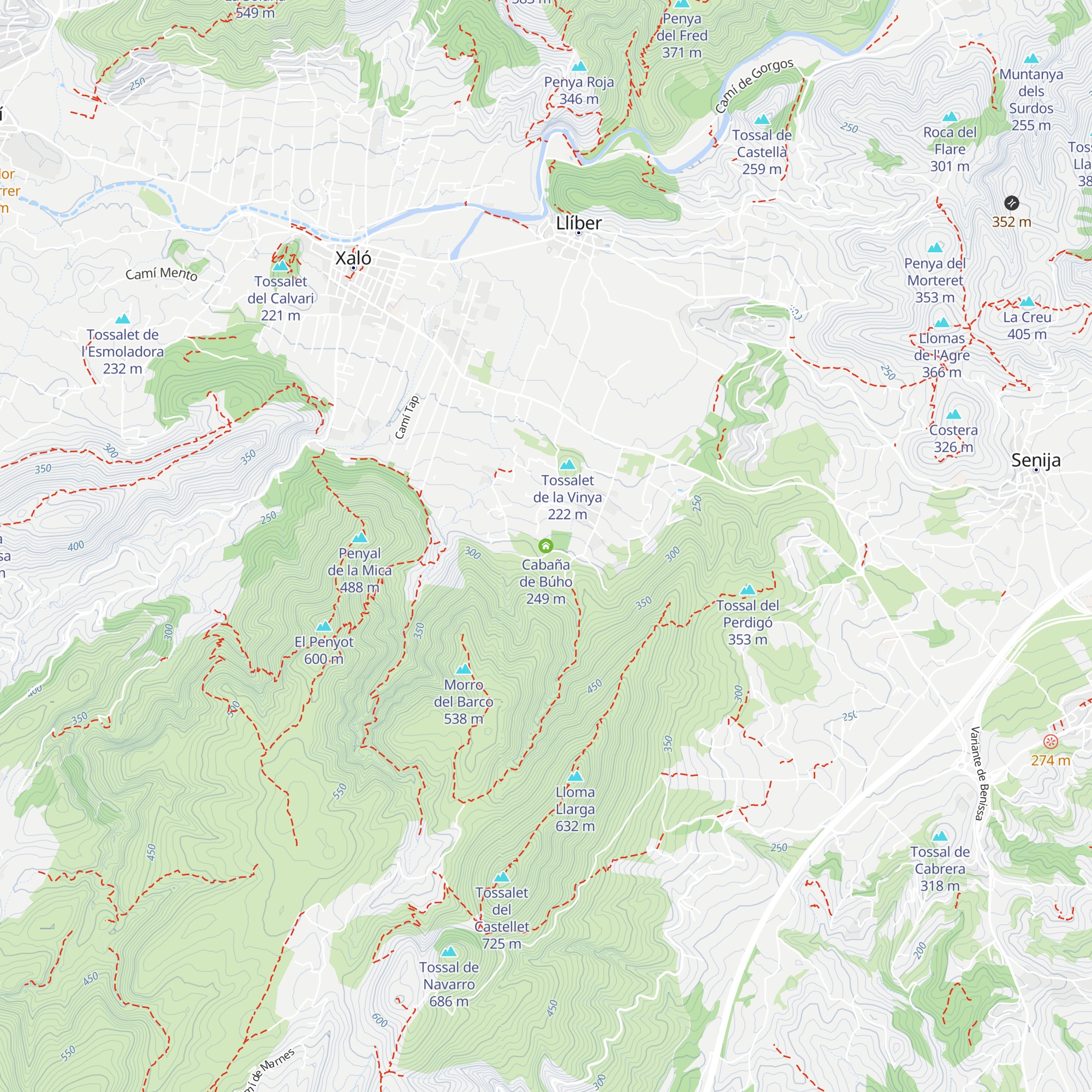 Cabaña de Búho map
