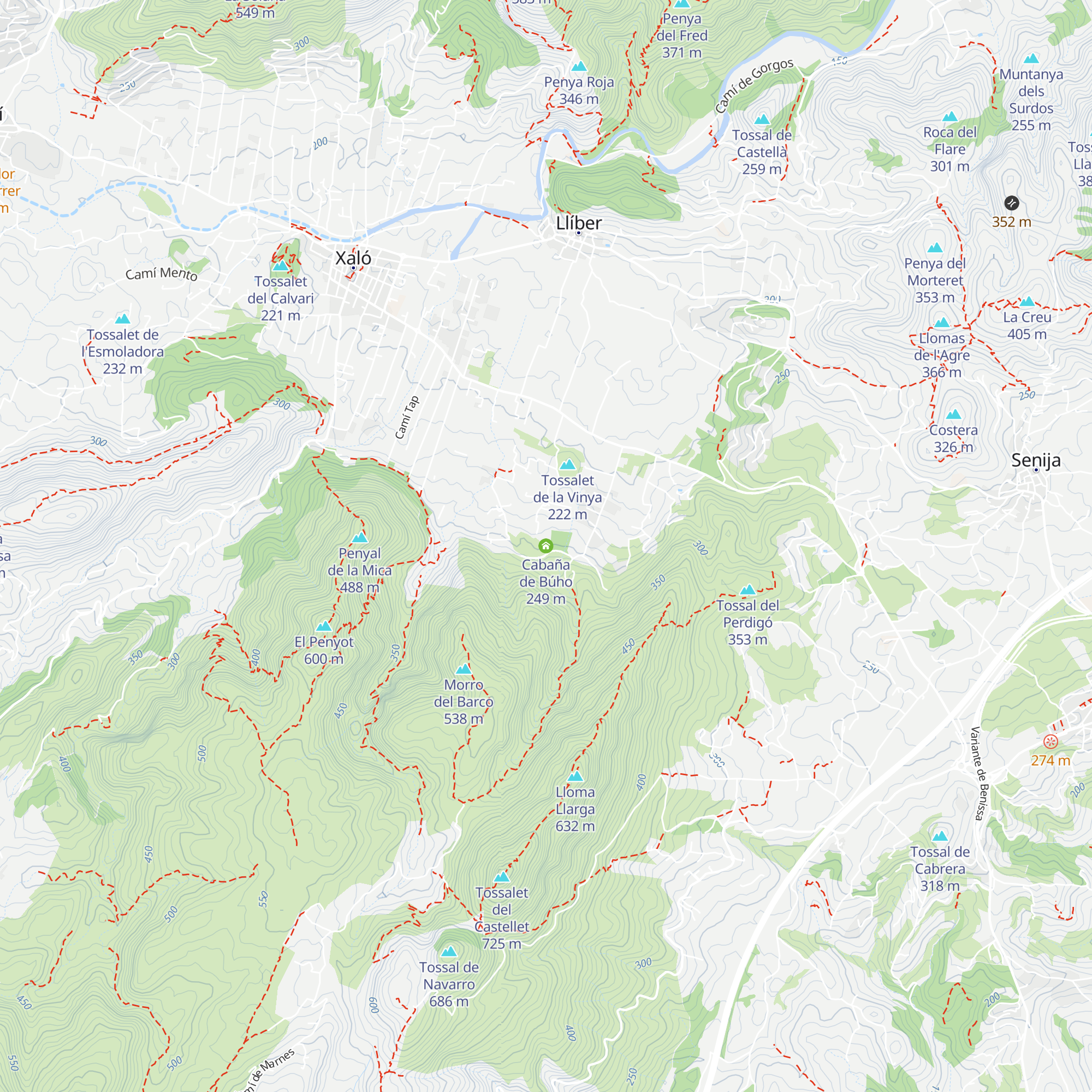 Cabaña de Búho map