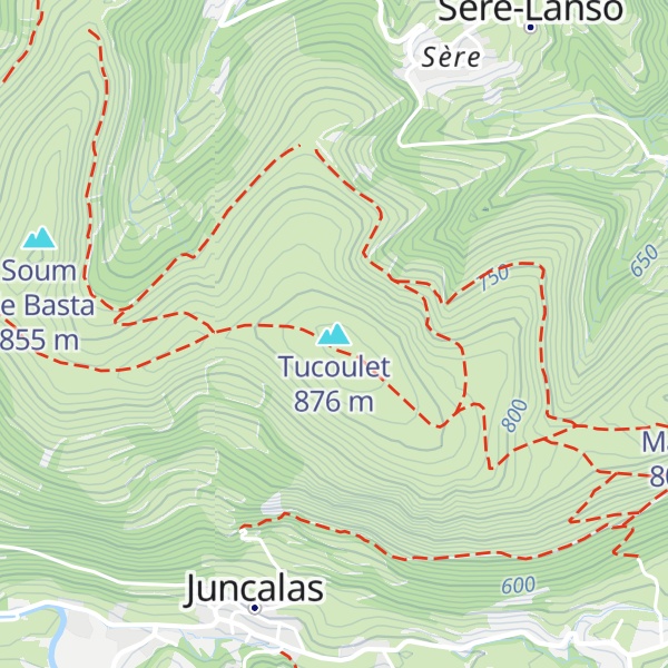 Map of Tucoulet