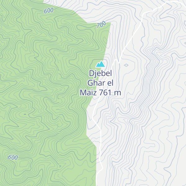 Map of Djebel Mamat