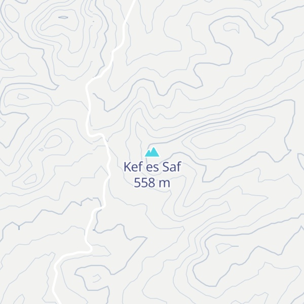 Map of Kef es Saf