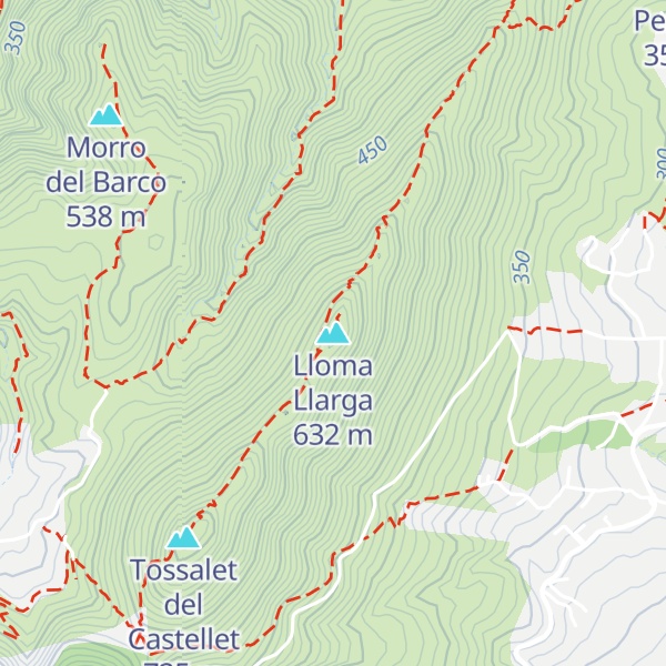 Map of Lloma Llarga