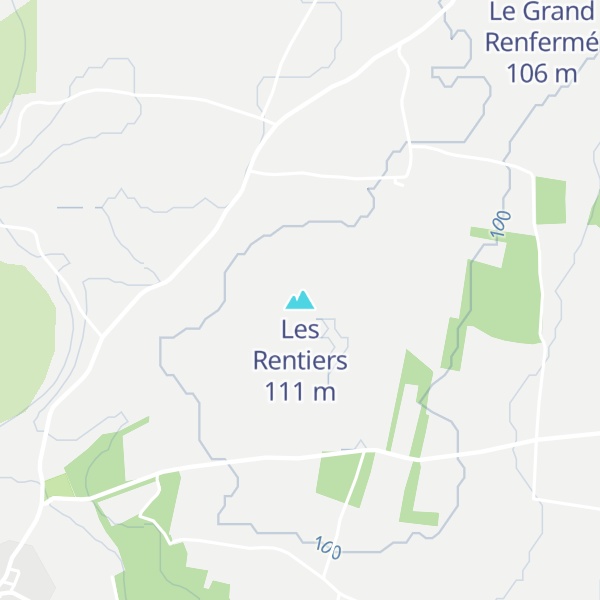 Map of Les Rentiers