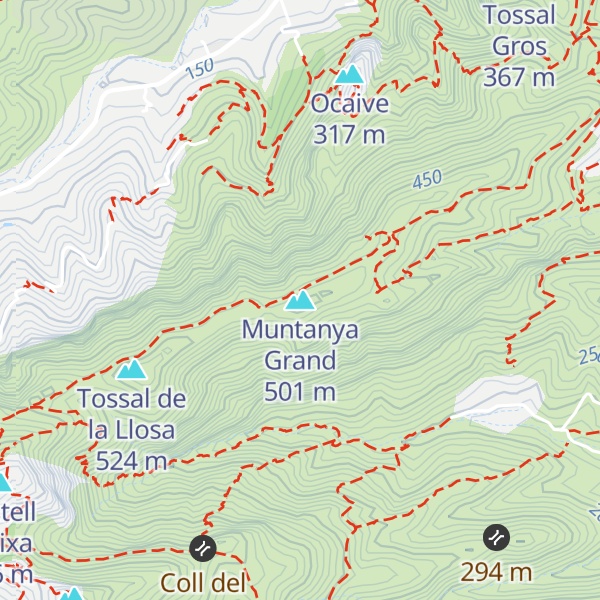 Map of Muntanya Grand