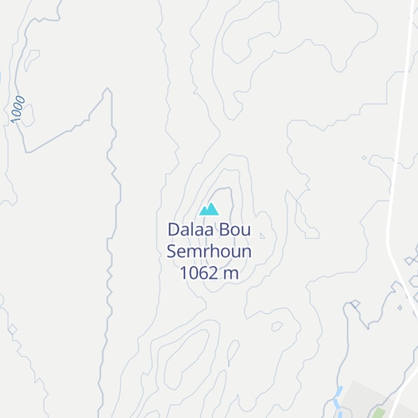 Map of Dalaa Bou Semrhoun