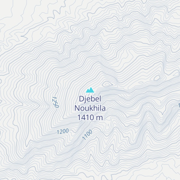 Map of Djebel Noukhila