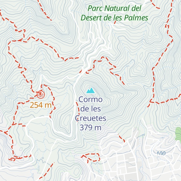 Map of Cormo de les Creuetes