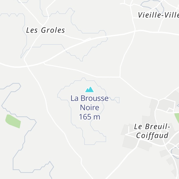Map of La Brousse Noire