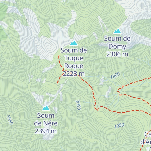 Map of Abri de la coume de Port
