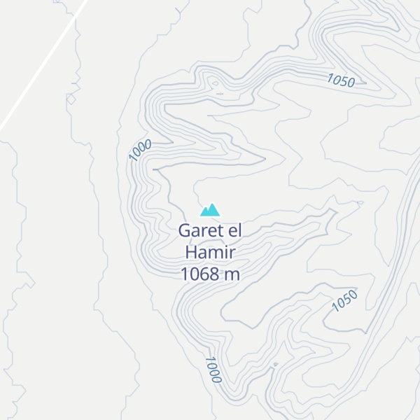 Map of Garet el Hamir