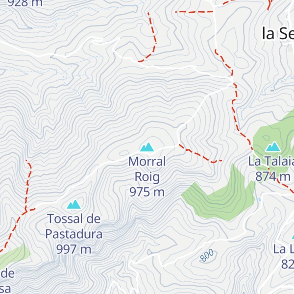 Map of Morral Roig