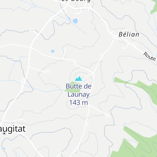 Map of Butte de Launay