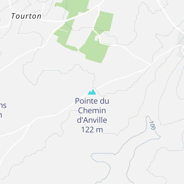 Map of Pointe du Chemin d'Anville