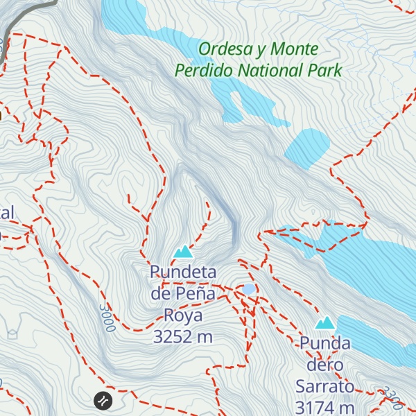 Map of Mallo de Marmorés / Cilindro de Marboré