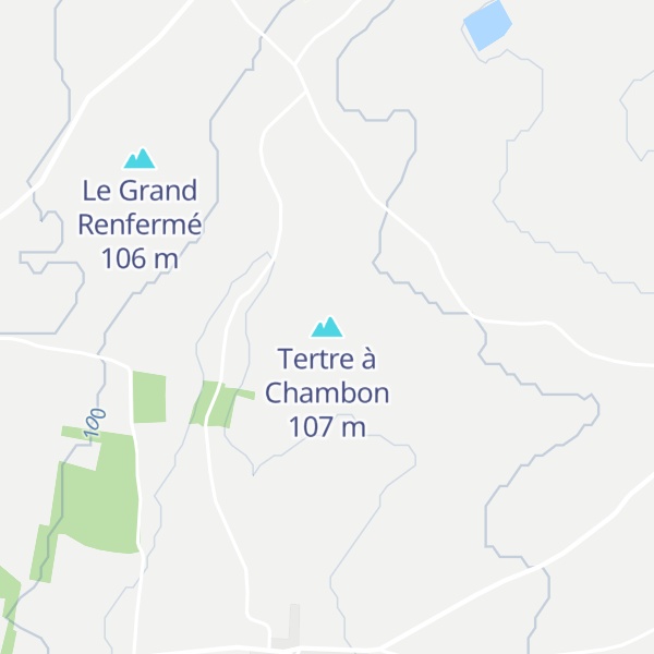 Map of Tertre à Chambon