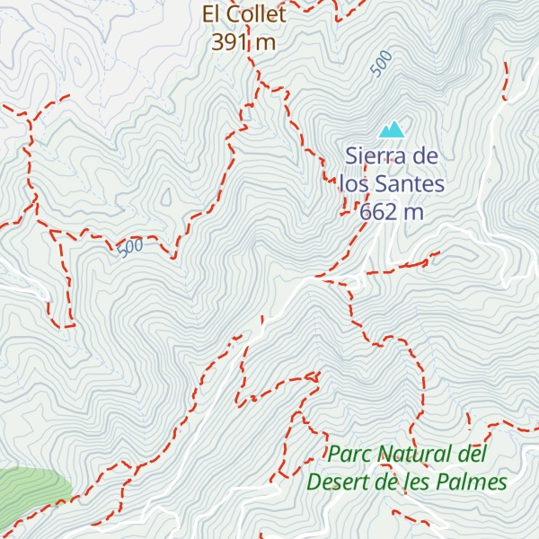 Map of Morral Blanc