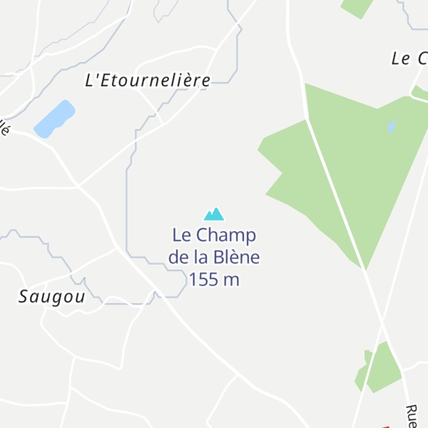 Map of Le Champ de la Blène
