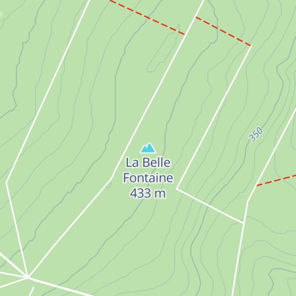 Map of La Belle Fontaine