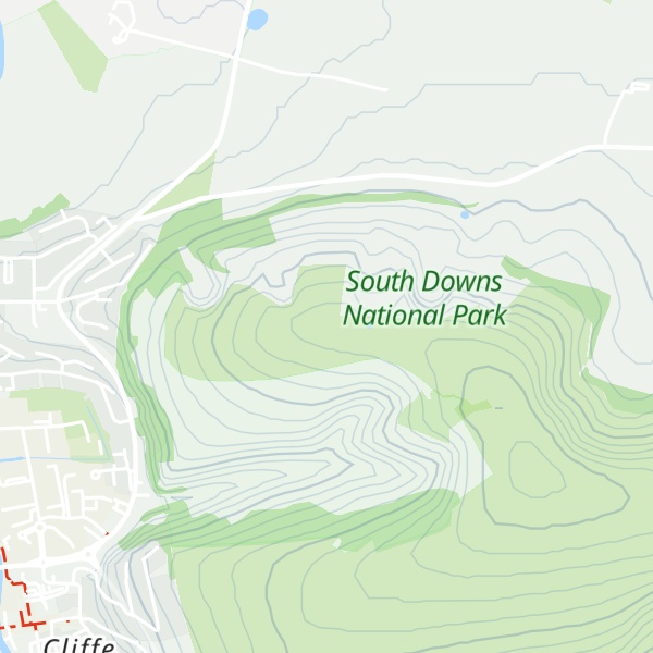 Map of Malling Hill