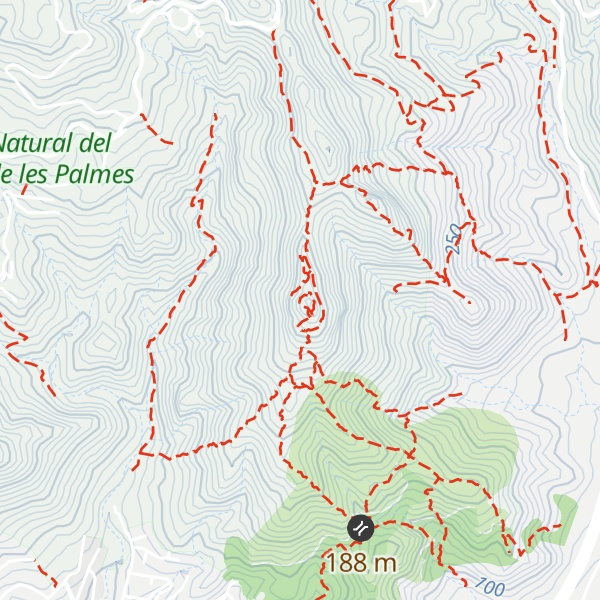 Map of Montornés