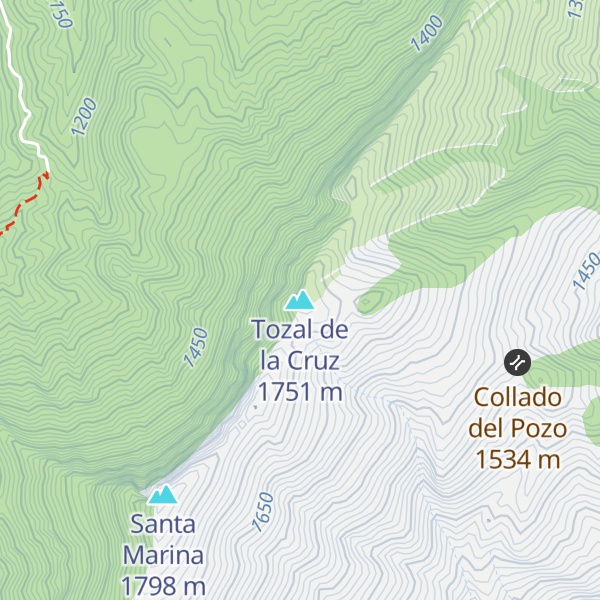 Map of Tozal de la Cruz