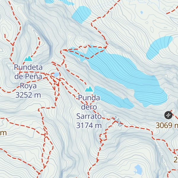 Map of Punda dero Sarrato