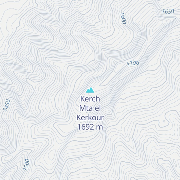 Map of Kerch Mta el Kerkour