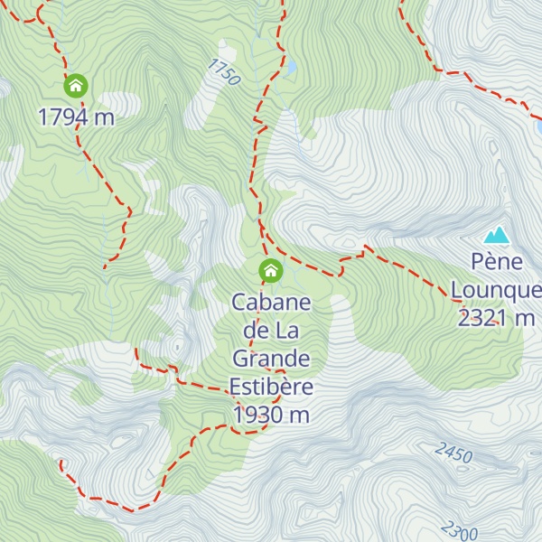Map of Cabane de La Grande Estibère