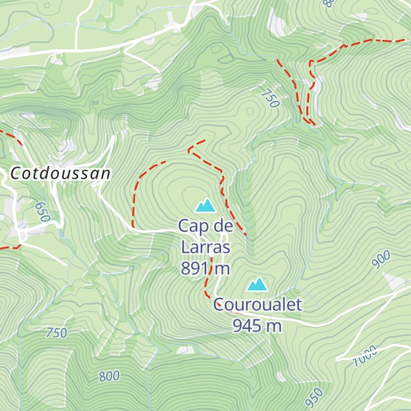 Map of Cap de Larras