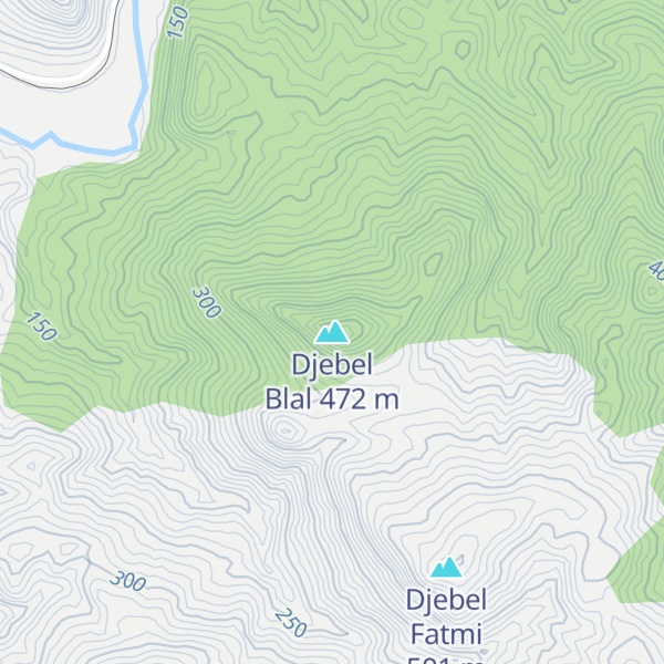 Map of Djebel Blal